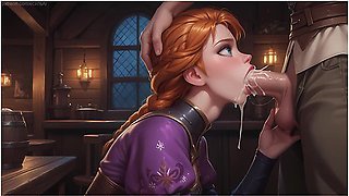 Anna Has Public Sex With A Stranger In A Tavern With Car Toon