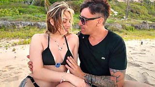I ask a duo in the Caribbean for a coconut and boink the damsel while the hubby heads to get it.