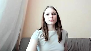 Young amateur teen in solo masturbation getting kinky