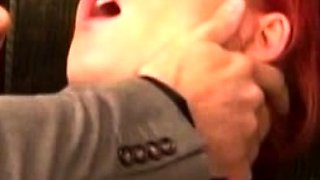 Big tit MILF does close up while dildoing her pussy