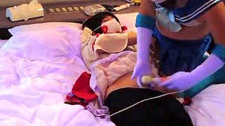 Asian Crossdressers Give a Helping Hand to Each Other
