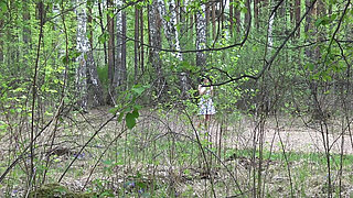 Flashing My Pussy in the Woods