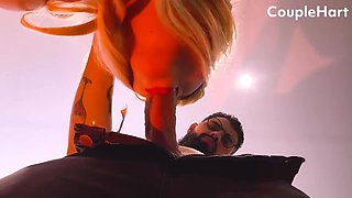 Cuckold Pov - Hubby Watch From Below While Hotwife Sucks Cock