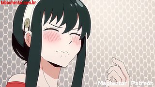 Busty anime teens cartoon porn