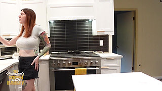 In Step-momma's Kitchen with Harley