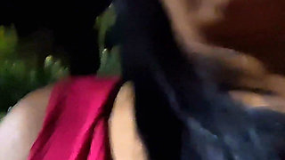 Nicoly Mattos Flashing Hairy Pussy and Big Tits in Square