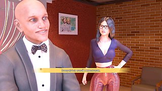 Submissive slut, 3d animation, blowjobs
