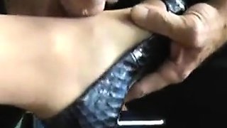 Shoe Fetish Webcam Show with Pussy Tease