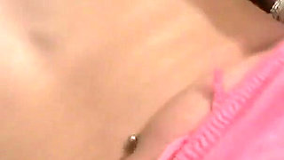 Bridgette Powell fucks herself with toys first and then sucks and rides cock