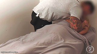 Horny Blonde Housewife Gets a Real Massage