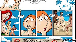 Comic Lois Griffin gets a big dick