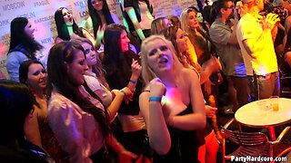 Hardcore fucking during a party with irresistible horny girls