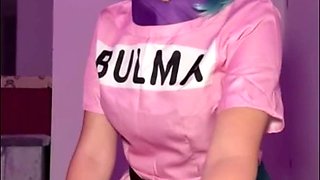 Bitch In Bulma Cosplay Gets Copulated in POV