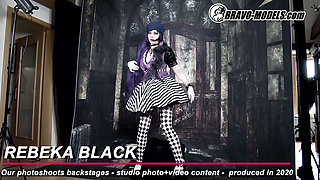 386-Backstage photoshoot Rebeka Black - Adult