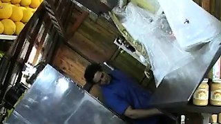 Amateur threesome 8 brunette