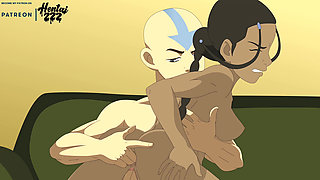 Katara Tight Riding Aang Uncensored Avatar Hentai