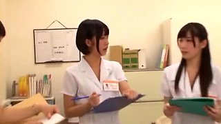 Horny Asian nurse pleases a patient by riding his stiff dick