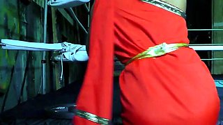 Cuckold watches femdom fetish babe