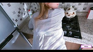 Stepmom Creamy Creampie - Big Ass MILF Gets Sperm From Step Son