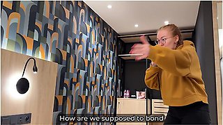 Step Mom Wakes Up Grinding On Stepson In Shared Bed - Creampie Ensues!