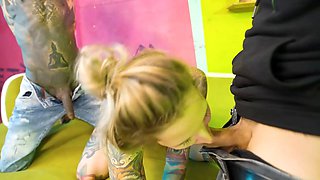 Punk Maid’s Holes Wrecked Big Dicks, Double Penetration, Filthy Facial