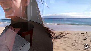 ANGELA WHITE - Fucked by Two Guys While on Vacation in