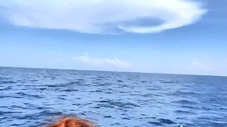 I invited her on my boat and she sucked my dick