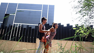 Public Sex Adventure in the City Woods