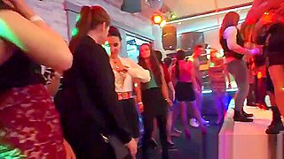 Naughty girls get entirely mad and naked at hardcore party