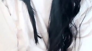 Sexy teen ebony solo toy masturbation