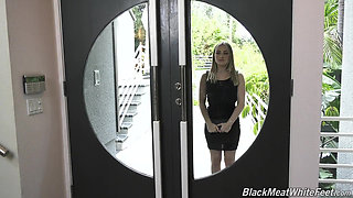 Anna Claire Clouds gets her feet and pussy fucked by a BBC