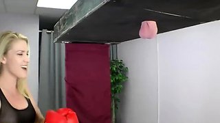 Ballbusting Foot Lovin Alexandra Testicle Boxing For Loser
