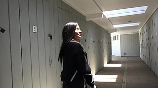 Teen Cheating Girlfriend Jasmine Vega has sex in public