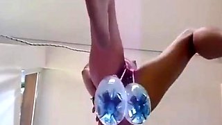 Bound Slut Takes Bottle and Screams for More