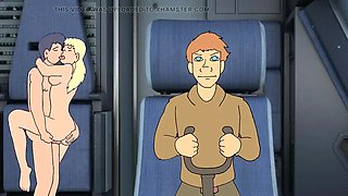 HENTAI SPERMJUNGLE Chapter 1: Big Tits Anime Girl Gets Fucked on a Private Plane