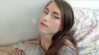 My stepsister is trapped and I take the opportunity to fuck her hard until I cum in her pussy