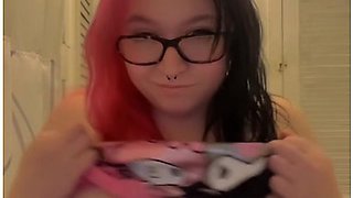 Goddess Squishy Titty Drop Compilation Busty Goth Emo Girl