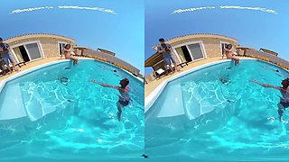 Talia Mint Fucks In Pool