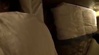 Naughty asian nympho fingering her hairy snatch