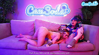 Camsoda - D.Va Gets Her Pussy Sucked By Wonder Woman