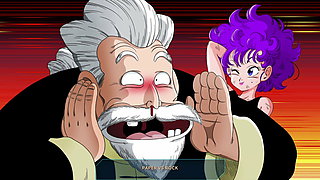 Kame Paradise 2 - Ranfan gets fucked by Roshi - Part 3