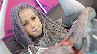 Extreme DAP and Massive Squirt Threesome with Deepthroat