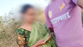 Desi Village Bhabhi Fucked Hard in Jungle by Devar, Indian Teen Tight Pussy Outdoor Sex, Hindi Audio