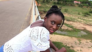 I wrecked my EBONY GIRLFRIEND in public