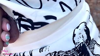 Right On The Beach! Outdoor Deepthroat Extreme - Anja Amelia