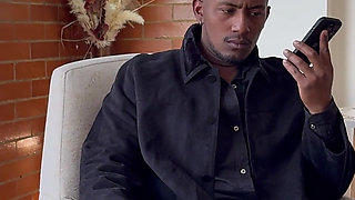 BBC Boss Is Seduced by His BBW Secretary and Has Intense Interracial Sex, Before His Woman Arrives!