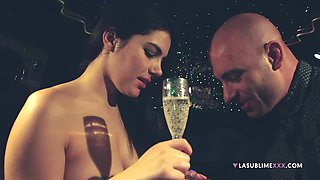 Classy wife Valentina Nappi licked and fucked by a very lucky guy