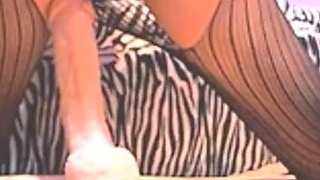 Innocent Busty blonde fingering and toying pussy