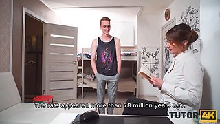Tutor4k. cunning man was going to a fest and fucked biology educator before