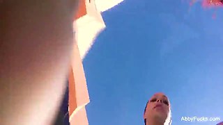 Abigail Mac & Dana DeArmond go for a swim